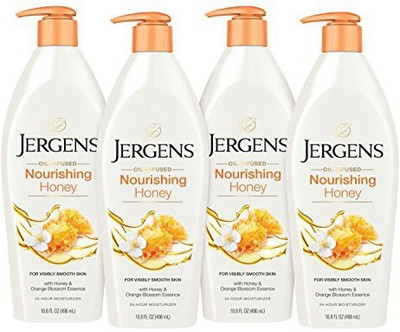 

Jergens Nourishing Honey Dry Skin Moisturizer, 16.8 Ounces (Pack Of 4) (Packaging May Vary)(496.84 ml)