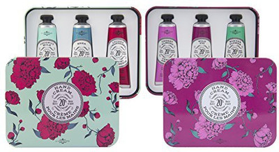 

La Chatelaine 20% Shea Butter Hand Cream Gift Sets, Pack Of 2 Tins, Aqua & Eggplant, Nourishing, Extra-Rich, Beauty Gifts, Made In France, Travel Size Hand Lotion 6 X 1 Fl Oz/30Ml(29.57 ml)