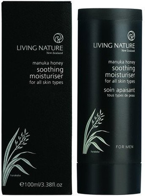 

Living Nature Soothing Moisturizer For Men Certified Natural, Cruelty-Free, Facial Cream For Irritated, Sensitive Skin On Face And Neck And After Shaving 100Ml / 3.38Oz(99.96 ml)