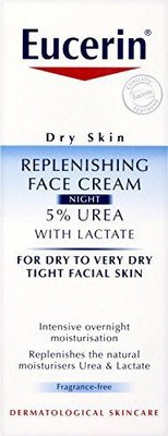 

Eucerin Dry Skin Replenishing Face Cream Night 5% Urea With Lactate 50Ml(50 ml)