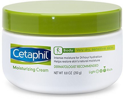 

Cetaphil Moisturizing Cream For Very Dry/Sensitive Skin, Fragrance Free, 8.8 Ounce, 3 Count(260.25 ml)