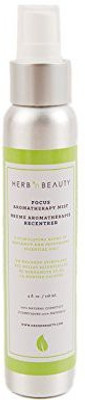 

Herb N' Beauty Peppermint And Bergamot Focus Aromatherapy Mist For Body And Room Spray, 120 Ml(120 ml)