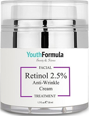 YouthFormula Retinol 2.5% Moisturizer, 1.7 Oz Moisturize And Hydrate Dry Skin(50.28 ml)