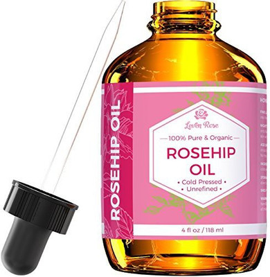 

Leven Rose Rosehip Seed Oil By , 100% Pure Unrefined Cold Pressed Anti Aging Moisturizer For Hair Skin & Nails 4 Oz(118.29 ml)