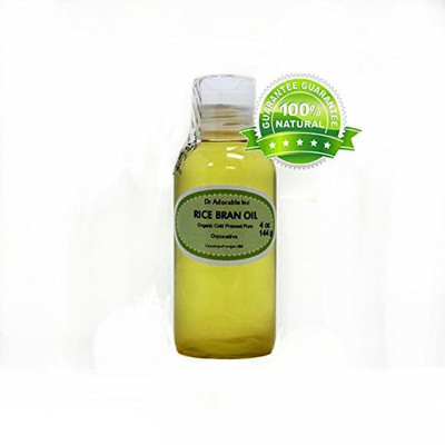 

Dr Adorable Rice Bran Oil Organic 100% Pure Cold Pressed 4 Oz(118.29 ml)
