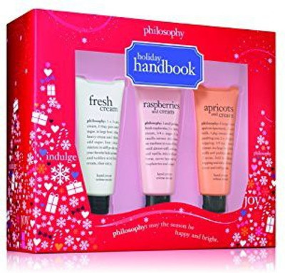 

Philosophy Holiday Handbook, 3 Pack(Fresh Cream, Rasberries And Cream, Apricots And Cream) 1 Oz. Each(29.57 ml)