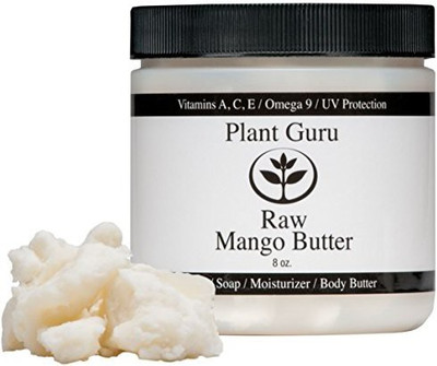 

Plant Guru Premium Raw Mango Butter 100% Pure 8 Oz. (Hdpe Food Grade Jar)(236.59 ml)