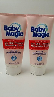 

Baby Magic Dry Skin Therapy Moisturizing Cream, Original Baby Scent, 6-Ounce (2 Pack)(177.44 ml)
