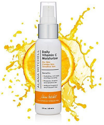 

Alana Mitchell Natural Anti Aging Hydrating Vitamin C Moisturizer 2Oz Cream By For Wrinkles, Age Spots With Light Citrus Aroma Dry/Irritated Skin Treatment Formula For All Skin Types(59.15 ml)