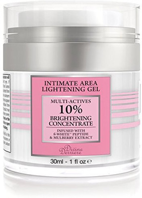 

DIVINE DERRIERE Intimate Skin Lightening Gel For Body, Face, Bikini And Sensitive Areas - Skin Whitening Cream Contains Mulberry Extract, Arbutin, B-White Peptide 30Ml/1 Oz.(29.57 ml)