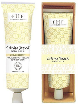 

FarmHouse Fresh Citrine Beach Body Milk Hand Cream, 2.4 Ounce(70.98 ml)