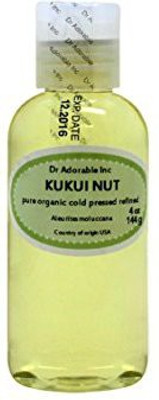 

Dr Adorable Organic Kukui Nut Oil Cold Pressed 100% Pure 4 Oz(118.29 ml)