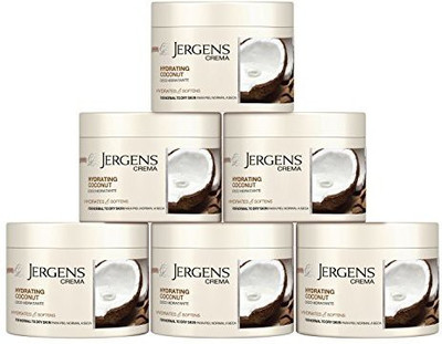 

Jergens Crema Hydrating Coconut Body Cream, 8 Ounces (Pack Of 6)(236.59 ml)