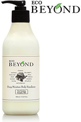 

ECO BEYOND Deep Moisture Body Lotion Moisturizer 24 Hour Long Lasting Natural Moisturizing Hydrating Emulsion Including Rice Milk, Blueberries, Cranberries Extract 450Ml/15.21Oz(449.81 ml)