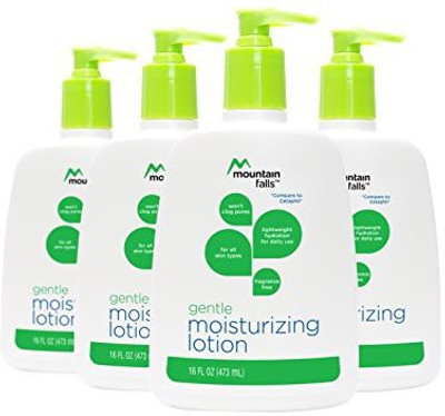 

Mountain Falls Gentle Moisturizing Lotion For All Skin Types, Fragrance Free, Pump Bottle, Compare To Cetaphil, 16 Fluid Ounce (Pack Of 4)(473.18 ml)
