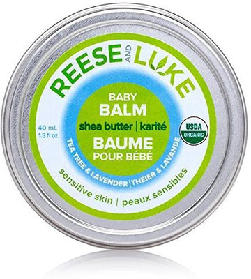 

Reese and Luke S - Shea Butter Baby Balm, 1.3Oz, Tea Tree And Lavender Scented - Diaper Cream - Natural Certified Organic(38.45 ml)