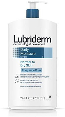 

Lubriderm Daily Moisture Lotion For Normal To Dry Skin, Fragrance-Free, 24 Fluid Ounce(709.76 ml)