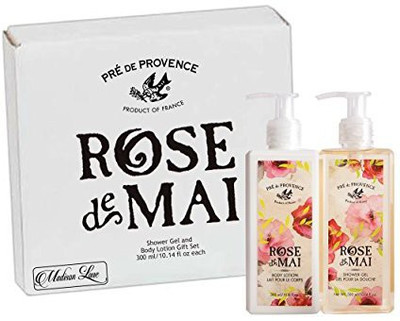 

Pre de Provence Rose De Mai Body Lotion And Shower Gel Exclusive Madison Lane Gift Set, 300 Ml Each(300 ml)