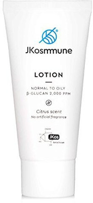

JKosmmune Lotion (Normal To Oily Skin) For Face & Body 2,000 Ppm Pure Beta Glucan - Natural Citrus Scented, 24-Hour Moisturizing, Non-Clogging (1.7 Fl. Oz)(50.28 ml)