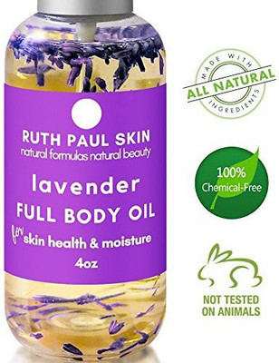 

Ruth Paul Skin All Natural Full Body Oil - Moisturizing Oil For Normal Dry Sensitive Skin Face Hair Nails - Coconut Oil Argan Oil Jojoba Oil Lavender Essential Oil. Quick Dry Oil For Women Men Kids Baby 4Floz(118.29 ml)