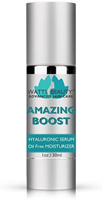 

Watts Beauty Amazing Boost Hyaluronic Serum For Volumes Of Moisture To Give Your Skin A Voluminous Boost While Taking Your Skin Care Routine To The Next Level - Smoothing Face Moisturizer (1Oz)(29.57 ml)