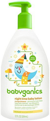 

Babyganics Smooth Moves Night Time Baby Lotion - Natural Orange Blossom-12Oz(354.88 ml)