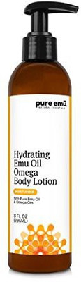 

Pure Emu Hydrating Emu Oil Omega Body Lotion: Luxurious Daily Cream For Dry Skin | Convenient Pump Dispenser | Nature'S Greatest Moisturizer, 8 Fl Oz(236.59 ml)