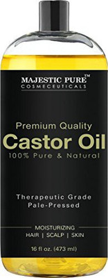 

Majestic Pure Castor Oil, Wonder Hair Oil With Numerous Hair And Skin Benefits, 16 Oz(473.18 ml)