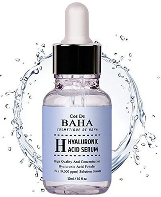 

Cos De BAHA Pure 100 Hyaluronic Acid Serum For Face By Cosdebaha, Anti Aging Moisturizer, Natural Collagen Plumping Booster, Anti Wrinkle Formula! Drop Of Youth, Increase Skin Hydration, Korean Skin Care, 1Oz(29.57 ml)