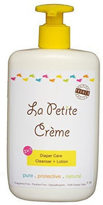 

La Petite Creme 100% Natural 2 In 1 Diaper Care Cleanser & Lotion Liniment (8 Oz Everyday Bottle With Dispensing Pump)(236.59 ml)