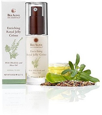 

BeeAlive Enriching Royal Jelly Creme Rich Moisturizing Face Creme Herbal Blend Of Delicate Essential Oils With The Nourishing Benefits Of Honey, Royal Jelly And Bee Propolis 0.8 Ounces(23.66 ml)