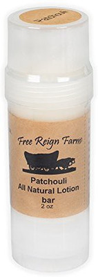 

Free Reign Farm Patchouli 2 Ounce Large Moisturizing All Natural Lotion Bar(59.15 ml)
