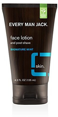 Everyman Jack Post Shave Face Lotion, Signature Mint, 4.2 Oz(124.21 ml)