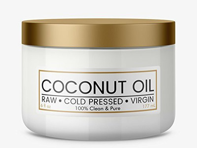 

Raw Organics Pure, Organic, Coconut Oil For Hair & Skin, Raw, Cold Pressed, Extra Virgin (6 Oz)(177.44 ml)