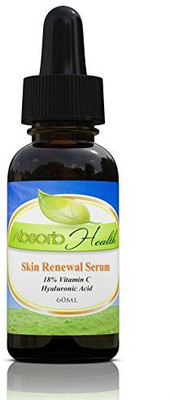 

Absorb Health Vitamin C Serum 18% With Hyaluronic Acid | 72% Organic 95% Natural | For Mildy Sensitive Skin | .5Oz 1Oz Or 2Oz | Face And Neck Wrinkle Reducer (1 Oz)(14.79 ml)