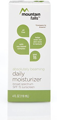 

Mountain Falls Absolutely Beaming Daily Moisturizer, Broad Spectrum Spf 15 Sunscreen, Compare To Aveeno, 4 Fluid Ounce(118.29 ml)