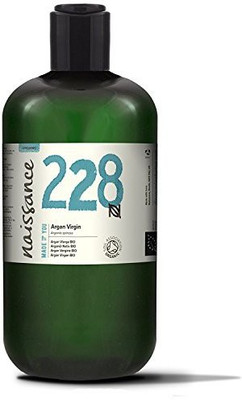 

Naissance Organic Argan Virgin Oil 16.9 Fl. Oz. 100% Pure, All Natural Unrefined Certified Organic Carrier Oil, Strengthens And Conditions Hair And Nails, Face And Skin Care, Anti-Ageing(204.06 ml)