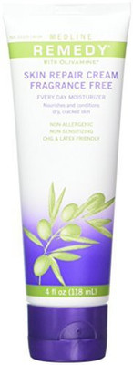 

Medline Remedy Unscented Olivamine Skin Repair Cream, 4 Fluid Ounce(118.29 ml)