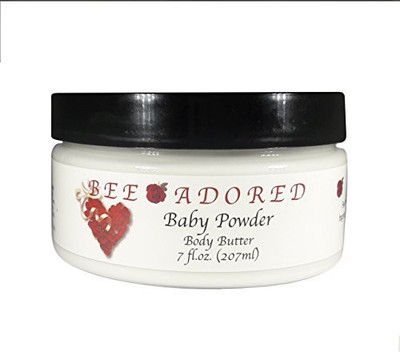 

Bee Adored Body Butter, Baby Powder, 8 Fluid Ounce(236.59 ml)
