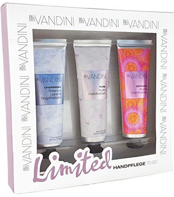 

aldo Vandini 3-Pack Hand & Nail Cream Set Imported From Germany 3 X 30Ml Vegan Paraben Free Beautifully Scented Lotions To Moisturize & Hydrate Dry Hands And Nails By �(30 ml)