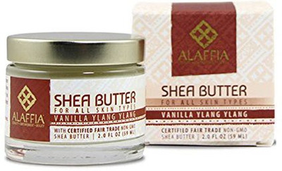 

Alaffia Handcrafted Shea Butter, All Skin Types, Helps Moisturize, Soften, And Smooth Skin With Shea Butter And Green Tea, Fair Trade, No Parabens, Vegan, Vanilla Ylang Ylang, 2 Ounces(59.15 ml)