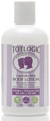 

TotLogic Best Natural Body Lotion, Kids & Baby Safe, 8 Oz - Lavender Bliss Body Care, No Phthalates, No Parabens, Infused With Natural Antioxidants And Botanicals, Vegan(236.59 ml)
