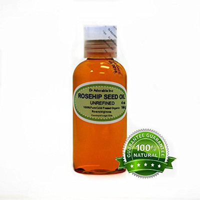 

Dr Adorable 4 Oz Rosehip Unrefined Oil Skin Care Skin Rejuvenation Pigment Reduction Moisturizer(118.29 ml)