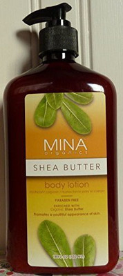 

Mina Organics Shea Butter Body Lotion, 18 Oz.(532.32 ml)