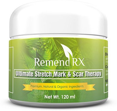 

Remend RX Ultimate Stretch Mark & Scar Therapy. Daily Moisturizer For Prevention, Treatment & Reduction Of Stretch Marks And Scars. Premium, Natural & Organic Oils & Butters. Made In Usa. 4 Oz.(118.29 ml)
