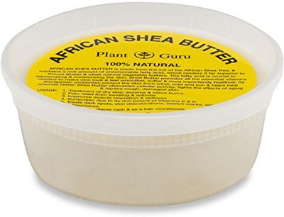 

Plant Guru African Shea Butter Raw Unrefined Grade A 100% Pure Natural Ivory/White 8 Oz. Diy Body Butters, Lotion, Cream, Lip Balm & Soap Making Supplies, Eczema & Psoriasis Aid, Stretch Marks(236.59 ml)