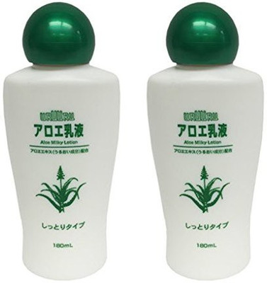 

stylesilove Japanese Uruuru Aloe Milky Lotion 180Ml - All Skin Types (Pack Of 2)(180 ml)