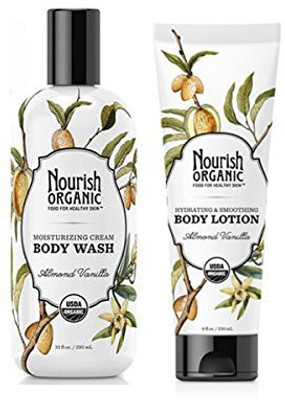 

Nourish Organic Almond Vanilla Body Wash & Body Lotion Bundle With Nourishing Coconut Milk, Antioxidant-Rich Vitamin E, Organic Aloe And Acai Oils, 10 Fl. Oz. And 8 Fl. Oz. Each(295.74 ml)