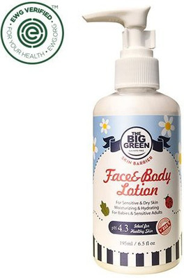 

BIGGREEN Baby Face And Body Lotion 6.5 Fl Oz.-Natural-Plant Based Ingredients-Ph Balanced-Moisturizing-All Skin Types-Strengthens&Protects Skin Barrier-Lavender-Calendula-Shea Butter(192.23 ml)