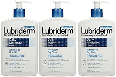 

Lubriderm Daily Moisture Lotion, Fragrance Free - 16 Oz - 3 Pack(473.18 ml)
